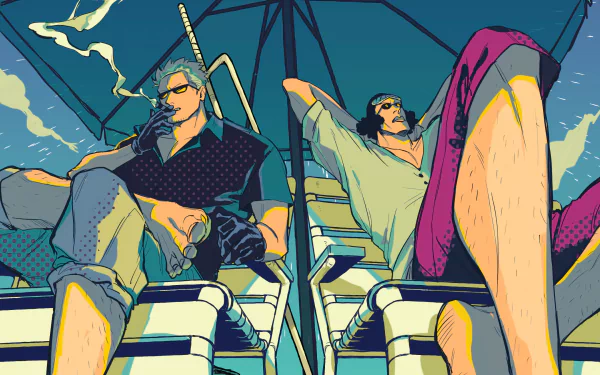 Smoker (One Piece) Aokiji (One Piece) Anime One Piece HD Desktop Wallpaper | Background Image