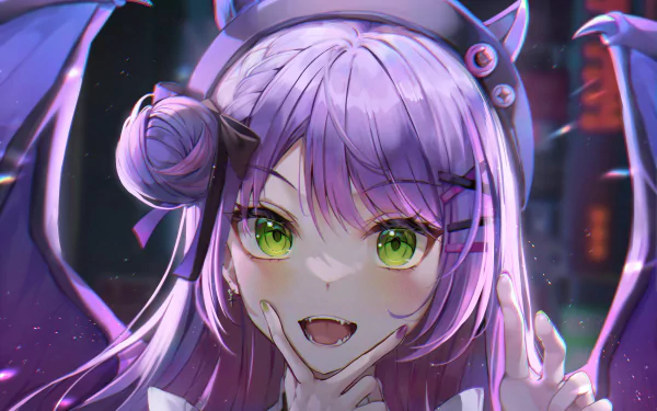 hololive Tokoyami Towa Anime Virtual Youtuber HD Desktop Wallpaper | Background Image
