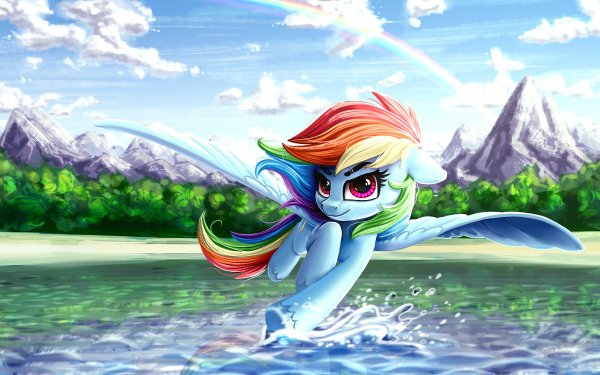 TV Show My Little Pony: Friendship is Magic My Little Pony Rainbow Dash Pegasus HD Wallpaper | Background Image