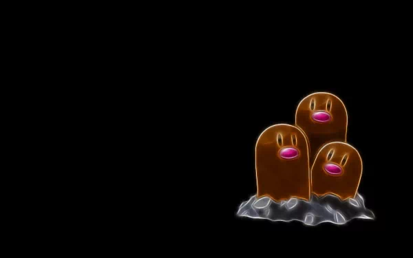 ground pokémon Dugtrio (Pokémon) Anime Pokemon HD Desktop Wallpaper | Background Image
