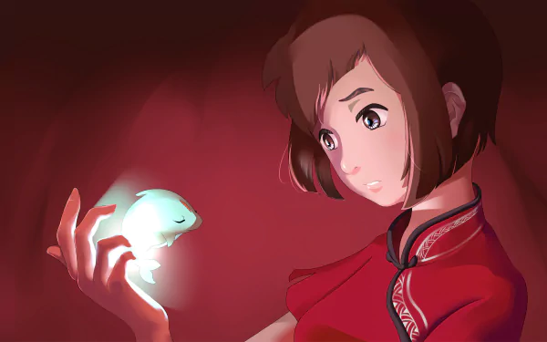 Anime Big Fish & Begonia HD Desktop Wallpaper | Background Image