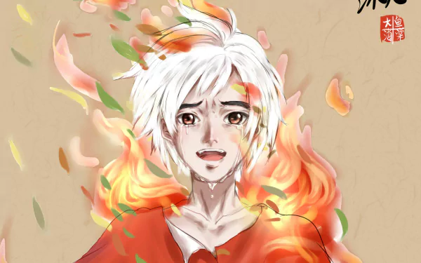 Anime Big Fish & Begonia HD Desktop Wallpaper | Background Image