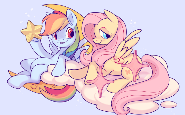 TV Show My Little Pony: Friendship is Magic My Little Pony Rainbow Dash Fluttershy HD Wallpaper | Background Image