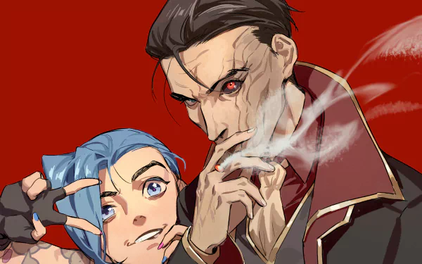 Silco (League Of Legends) Jinx (League Of Legends) TV Show Arcane HD Desktop Wallpaper | Background Image