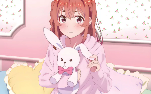 stuffed animal Sumi Sakurasawa Anime Rent-A-Girlfriend HD Desktop Wallpaper | Background Image