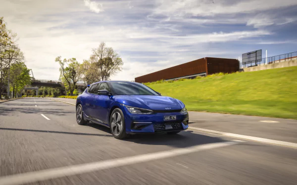 electric car SUV vehicle Kia EV6 GT Line HD Desktop Wallpaper | Background Image