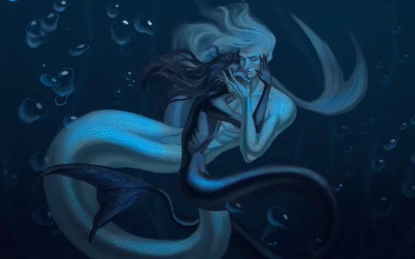 merman love fantasy mermaid HD Desktop Wallpaper | Background Image