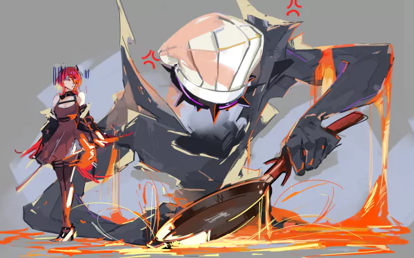 Surtr (Arknights) video game Arknights HD Desktop Wallpaper | Background Image