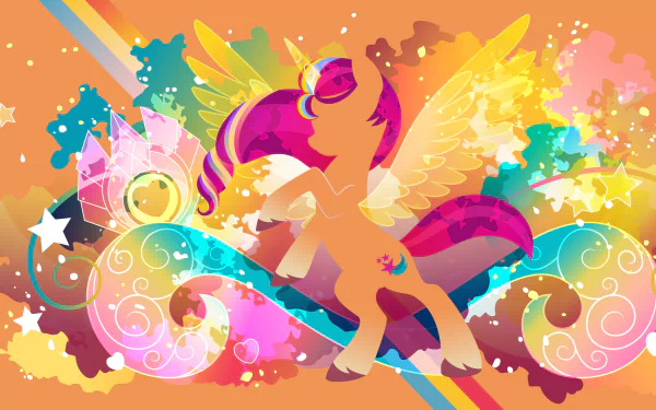 minimalist Sunny Starscout movie My Little Pony: A New Generation HD Desktop Wallpaper | Background Image