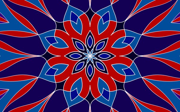 Abstract Colors Mandala Flower HD Wallpaper | Background Image