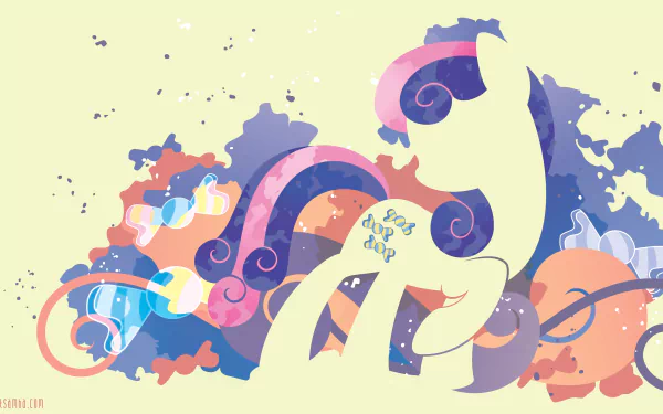 minimalist Sweetie Drops TV Show My Little Pony: Friendship Is Magic HD Desktop Wallpaper | Background Image