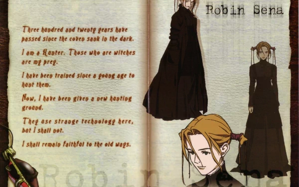 Anime Witch Hunter Robin HD Desktop Wallpaper | Background Image