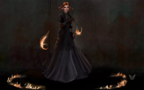 Anime Witch Hunter Robin HD Desktop Wallpaper | Background Image