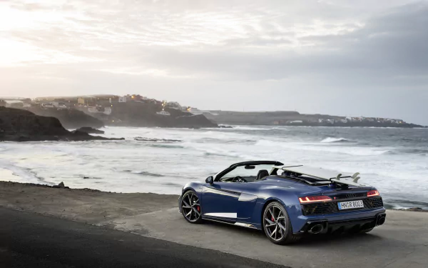 cabriolet vehicle Audi R8 V10 HD Desktop Wallpaper | Background Image