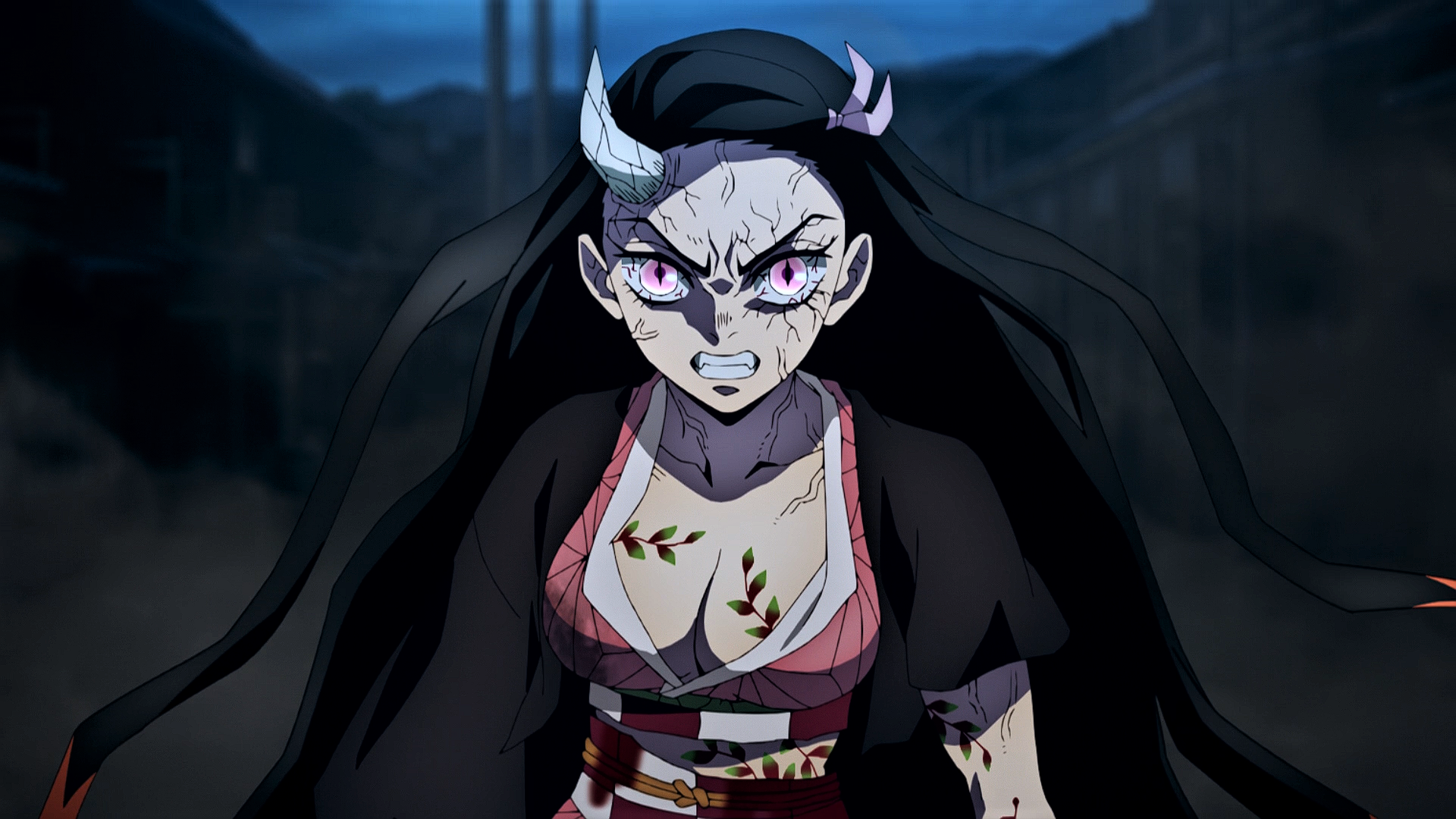 Nezuko Demon Form Fanart  Demon Slayer  Fan art Demon Halloween costumes