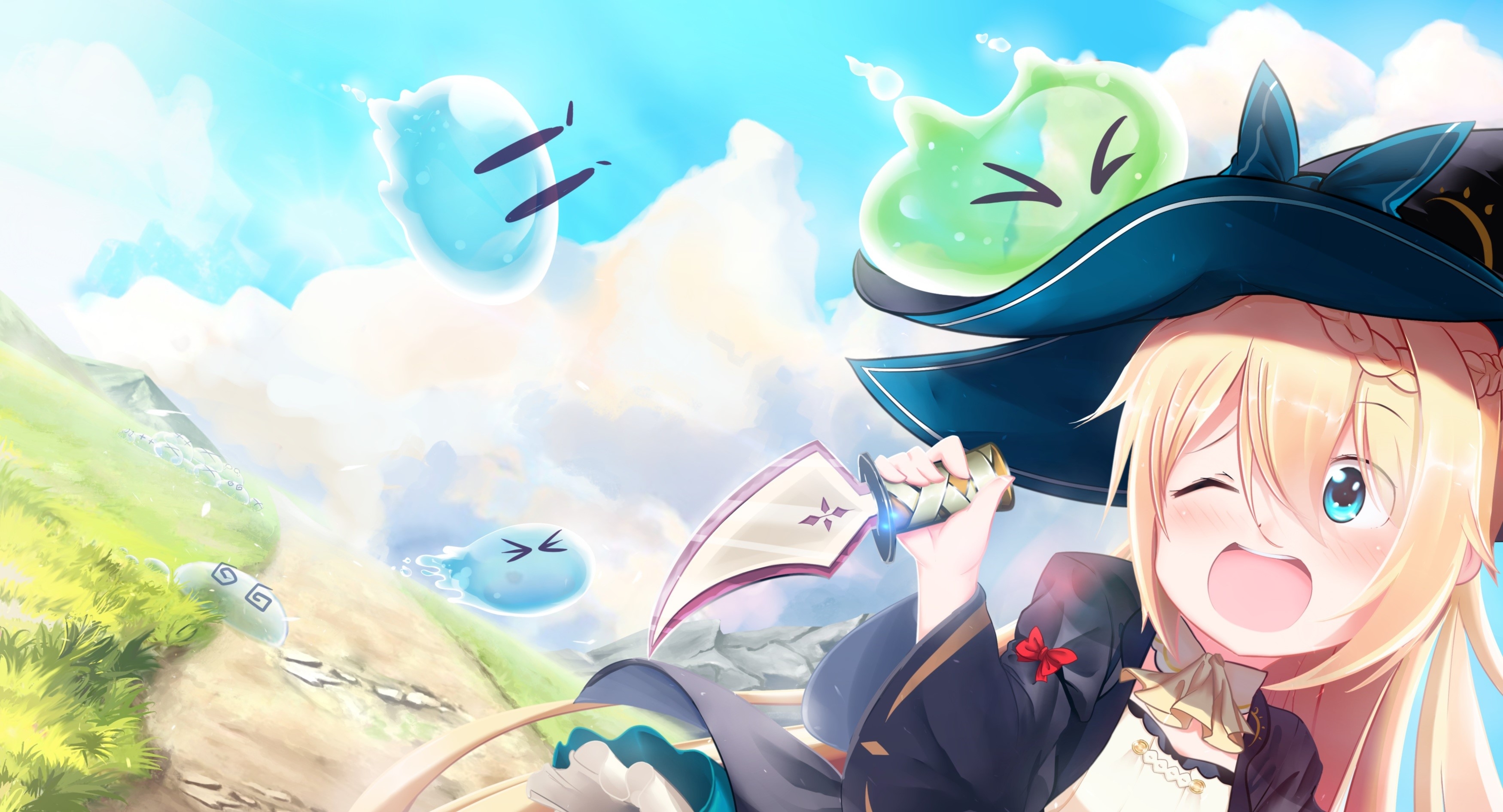 Anime I've Been Killing Slimes for 300 Years and Maxed Out My Level HD Wallpaper | Background Image
