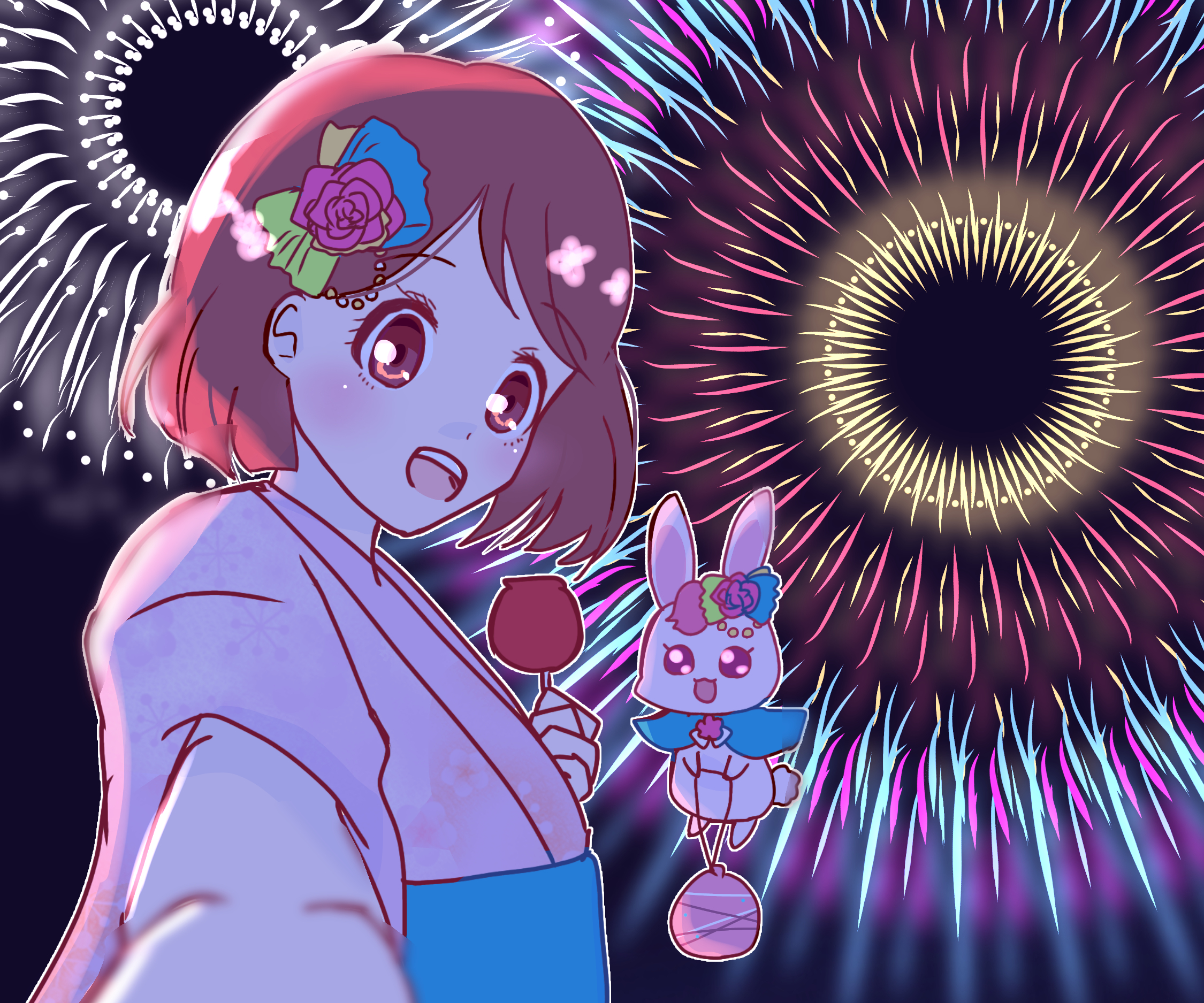 Anime Healin' Good PreCure HD Wallpaper | Background Image