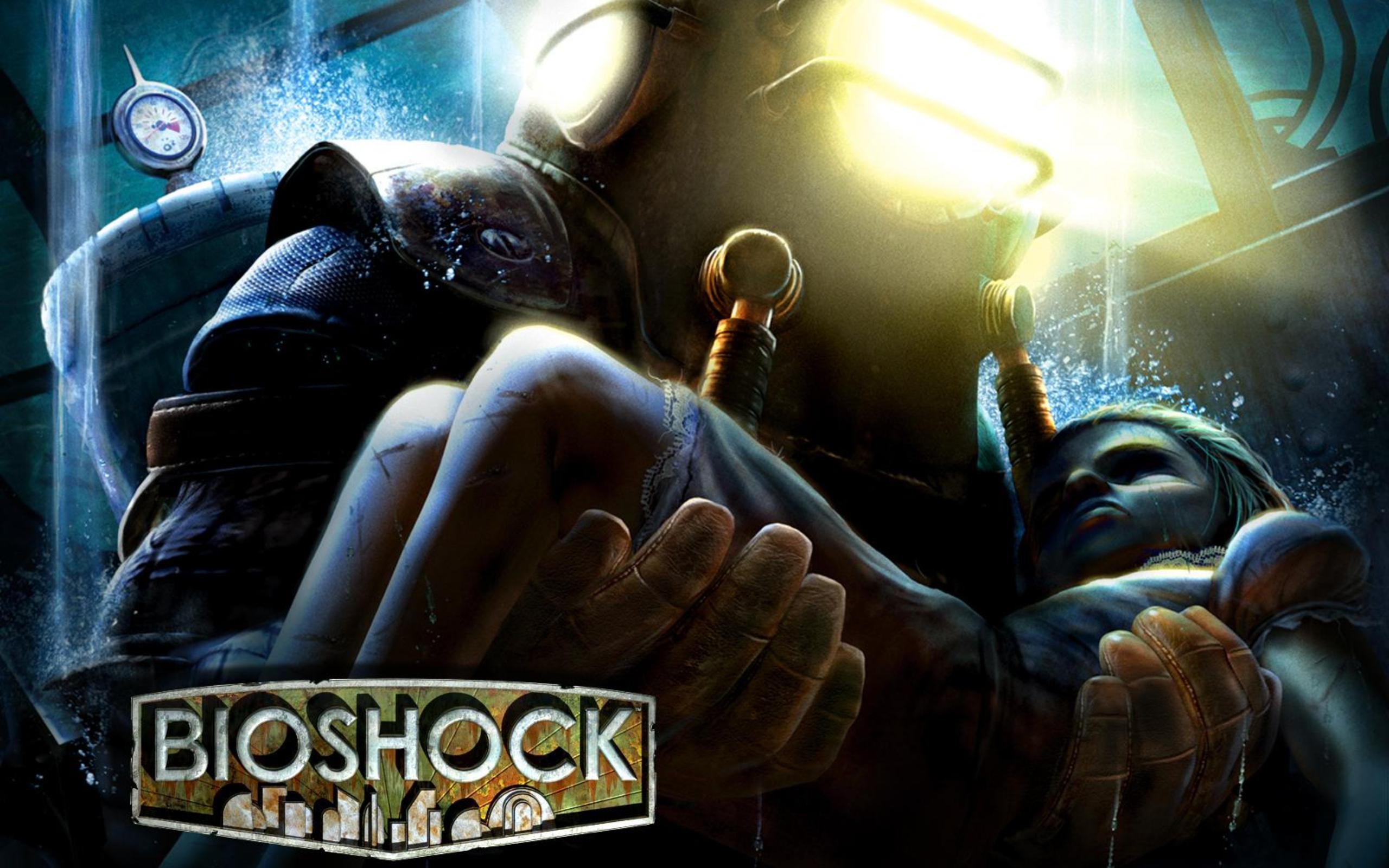 A dark underwater metropolis depicted in a video game called Bioshock.