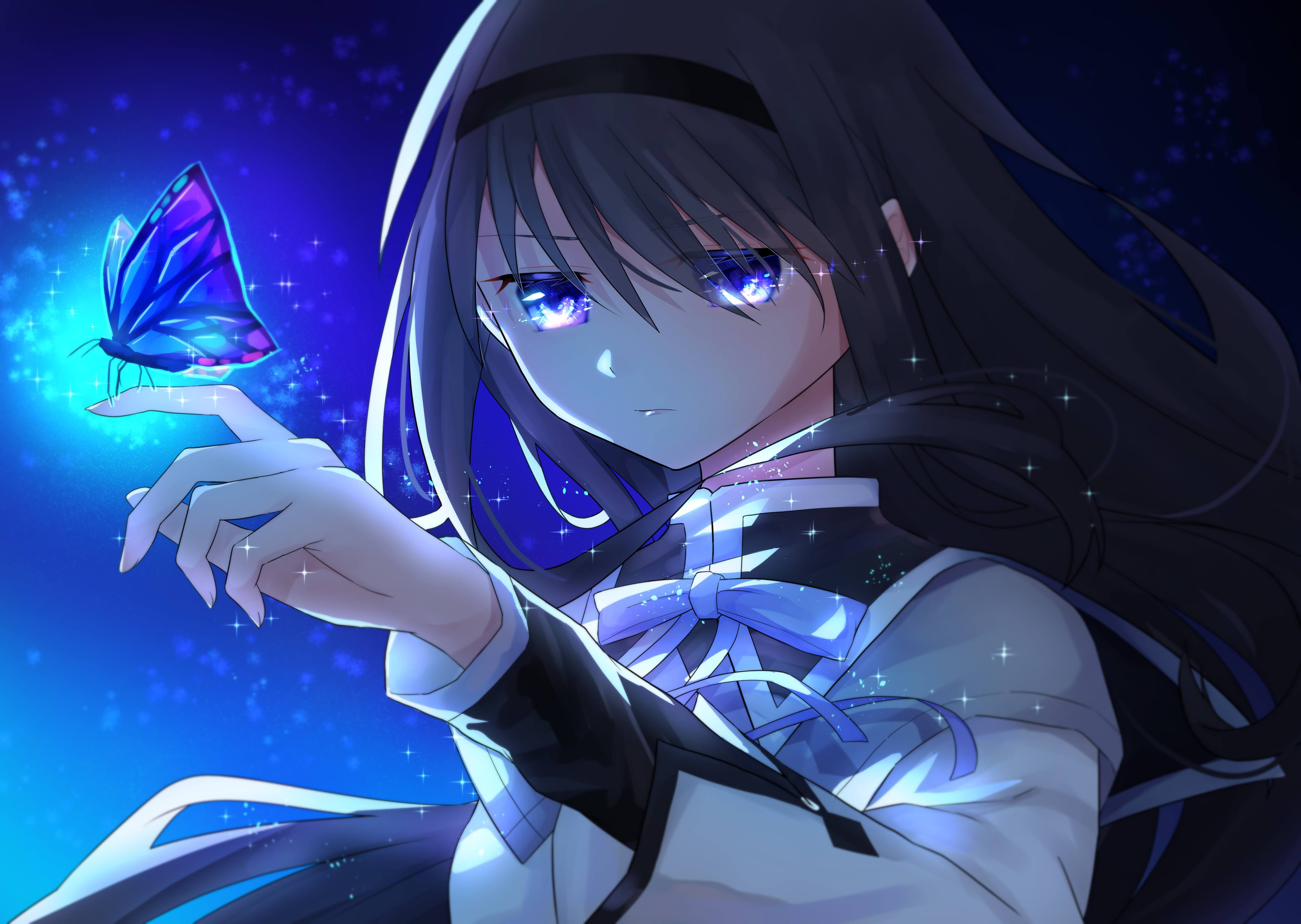 Wallpaper : madoka, Homura, anime, girl 1920x1080 - 4kWallpaper