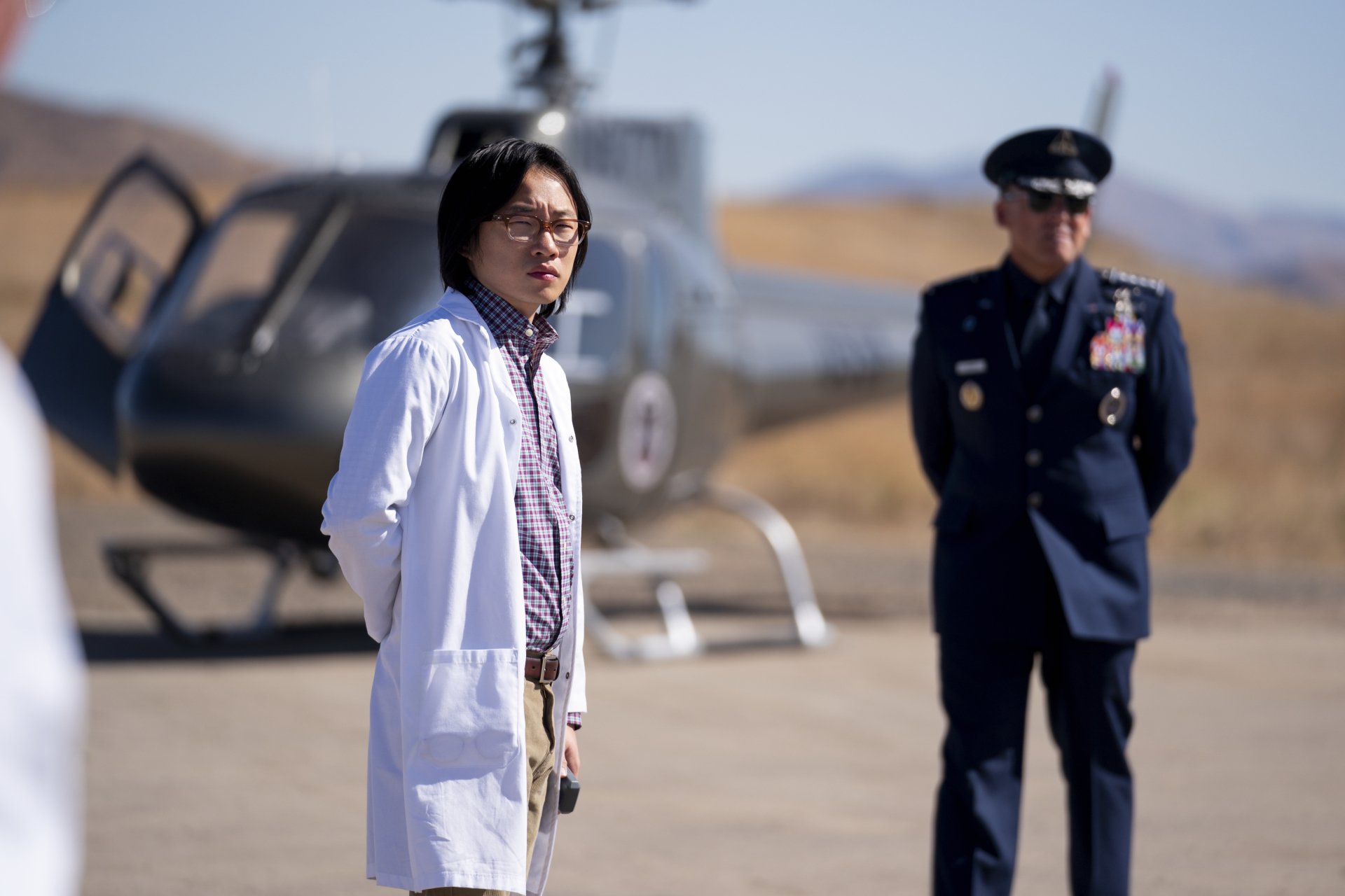 Download Chan Kaifang Jimmy O. Yang TV Show Space Force HD Wallpaper