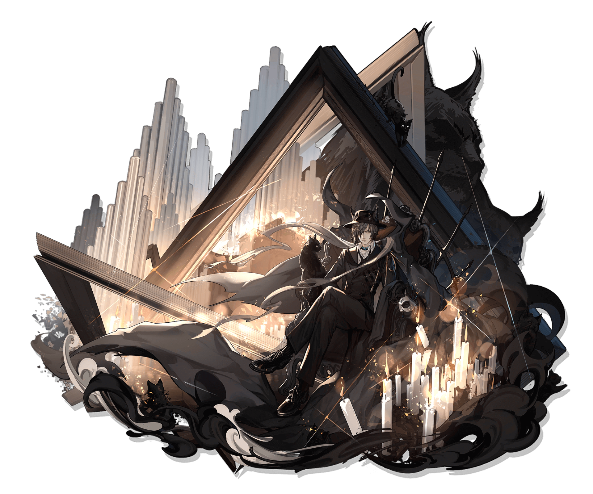 Download Phantom (Arknights) Video Game Arknights HD Wallpaper