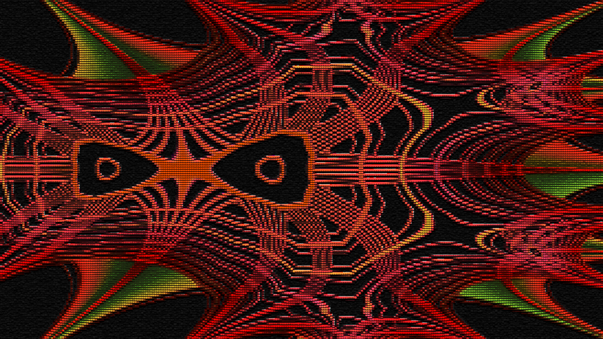 Orange Spider Guitar Art by lonewolf6738