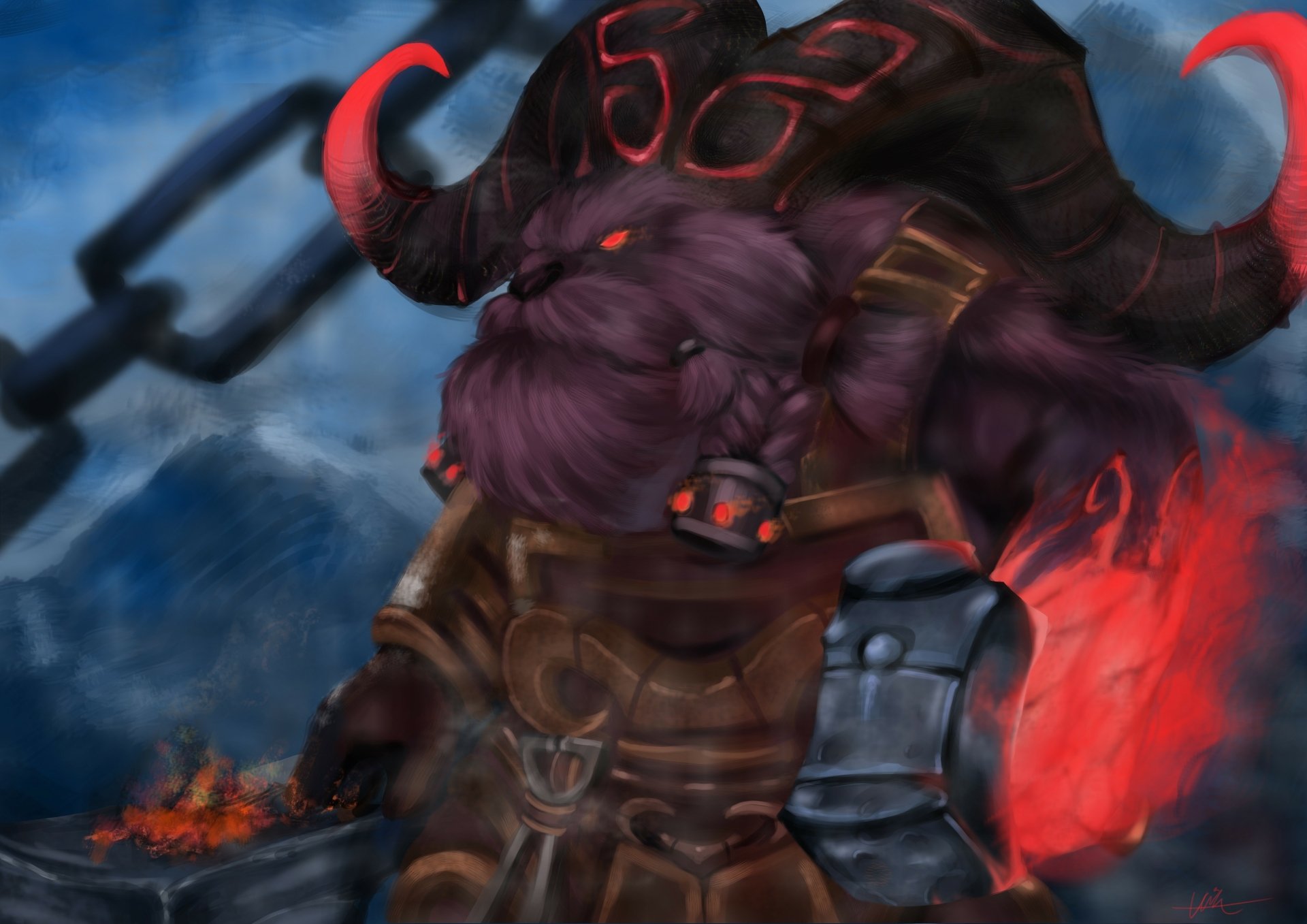 Download Ornn (League Of Legends) Video Game League Of Legends 4k Ultra HD Wallpaper