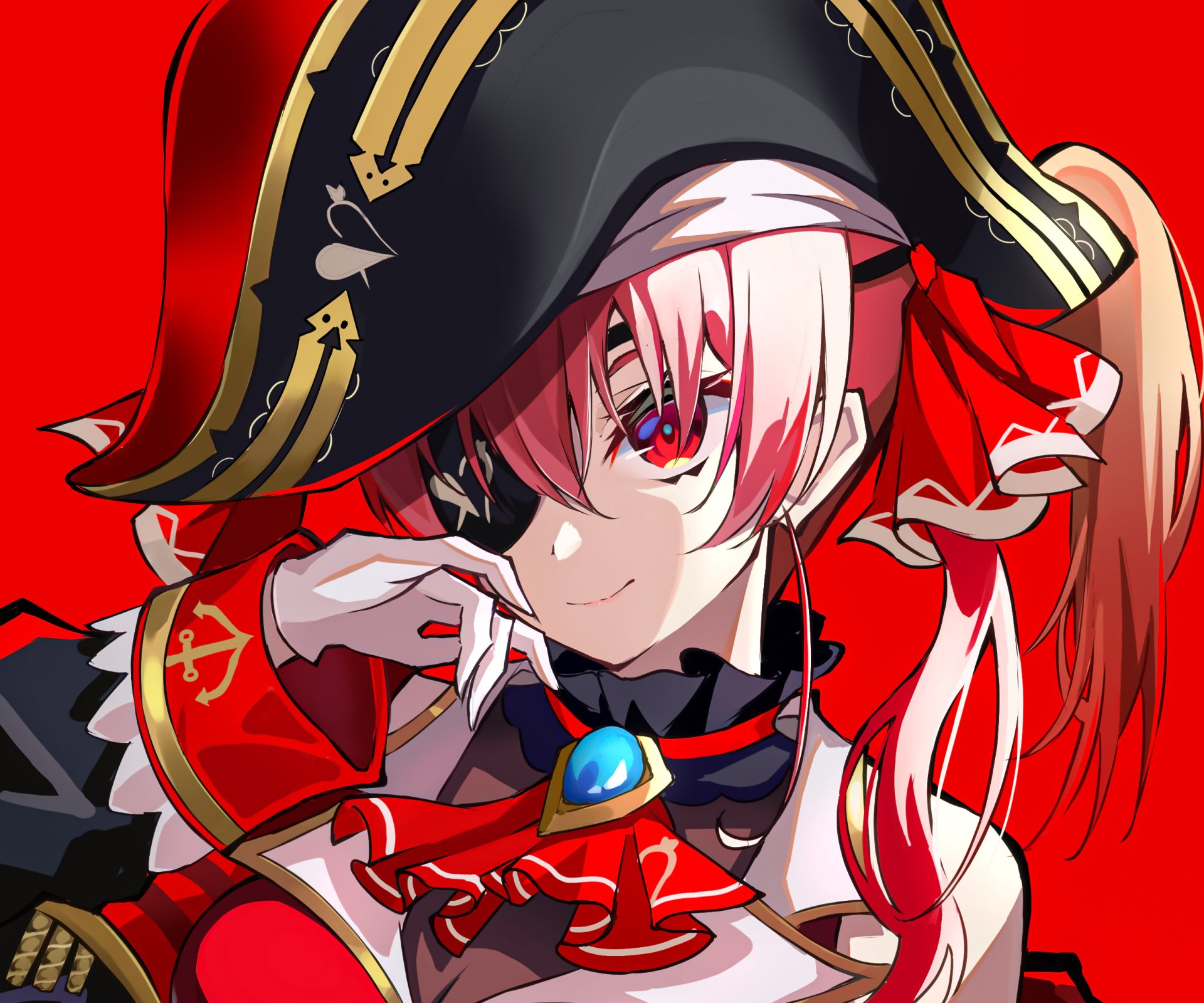 Download Hololive Houshou Marine Anime Virtual Youtuber HD Wallpaper