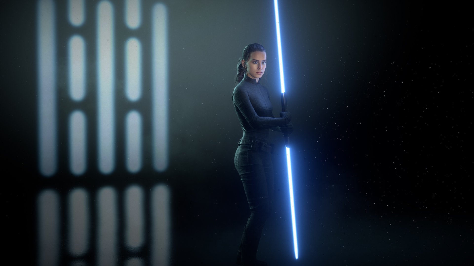 Download Daisy Ridley Duel Of The Fates Rey (Star Wars) Video Game Star Wars Battlefront II (2017) HD Wallpaper