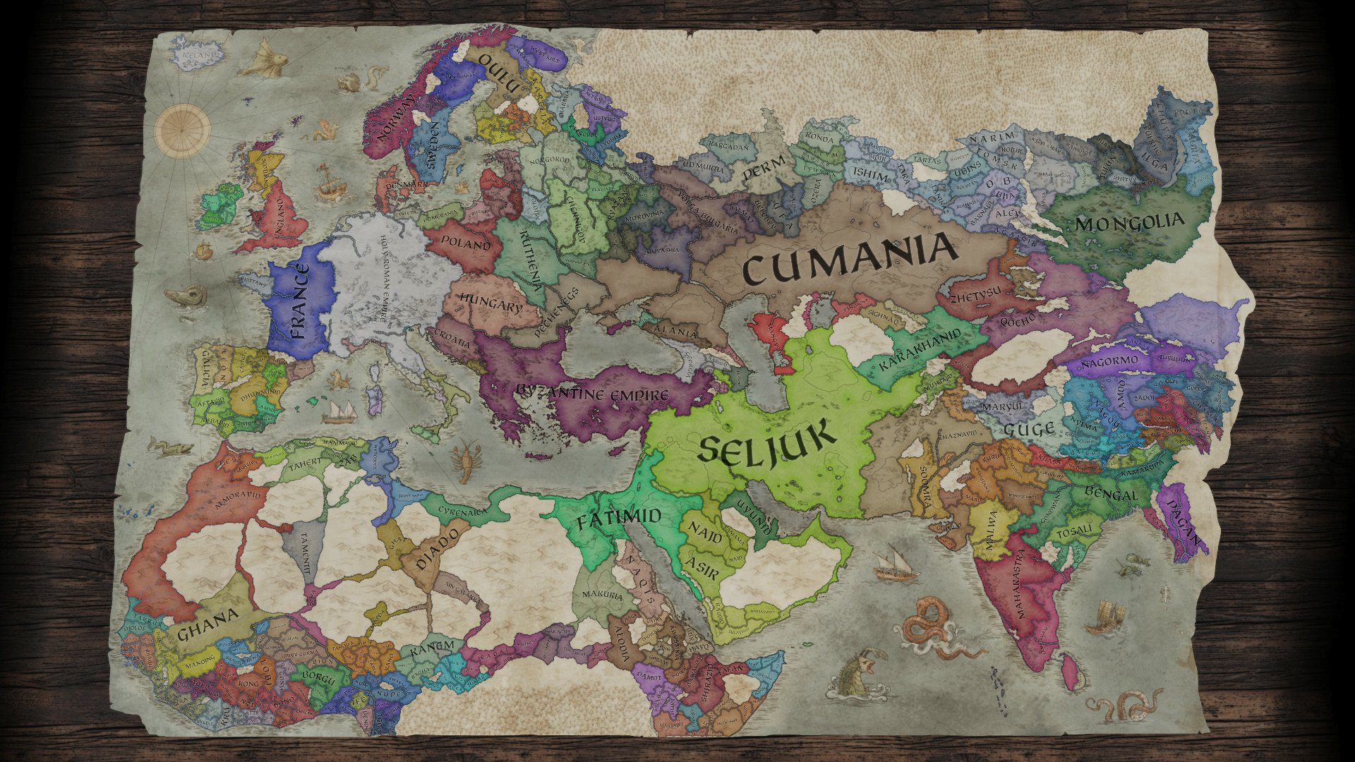 Crusader Kings III Map Wallpaper HD