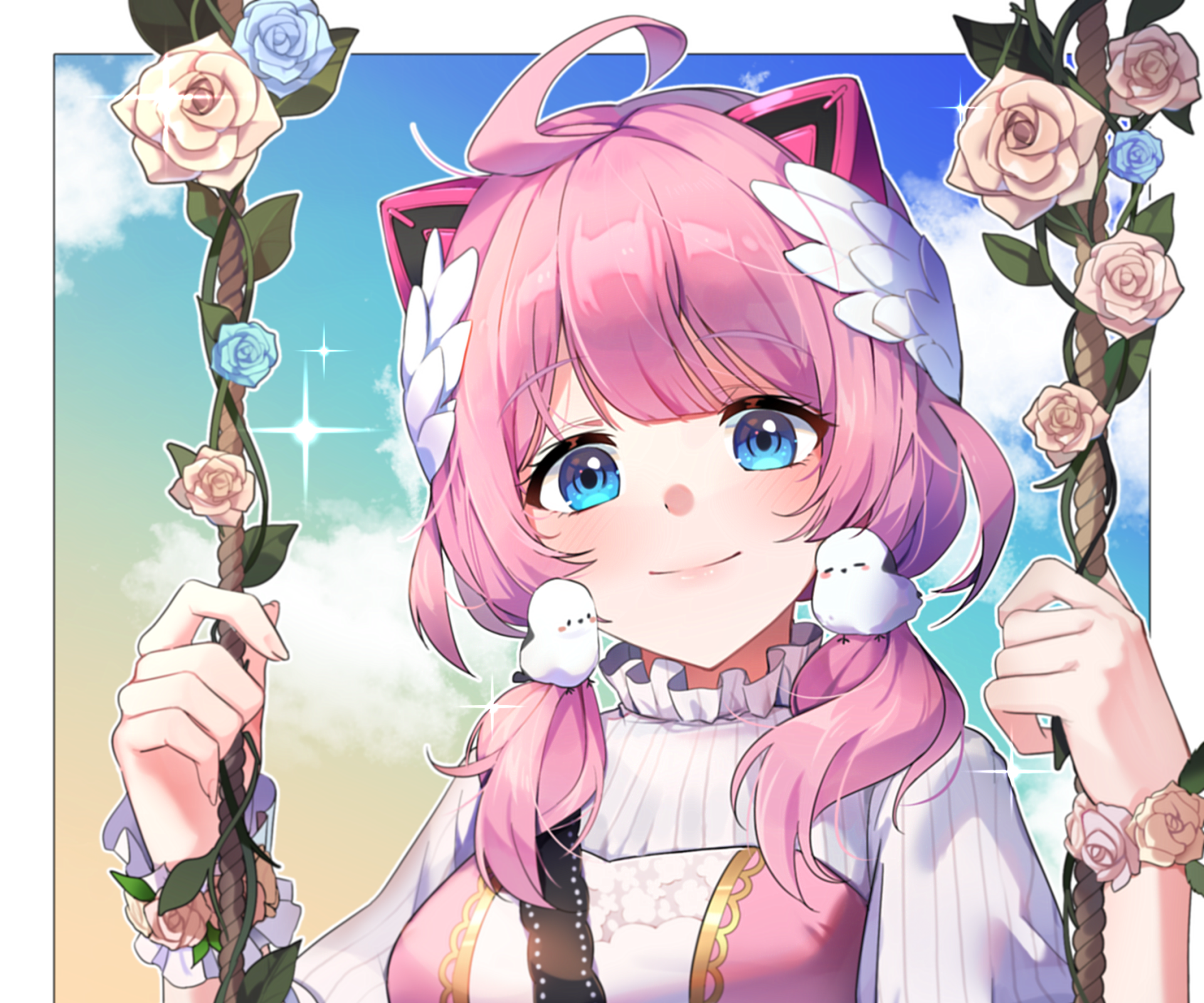 Download Sakurada Hane Anime Virtual Youtuber HD Wallpaper