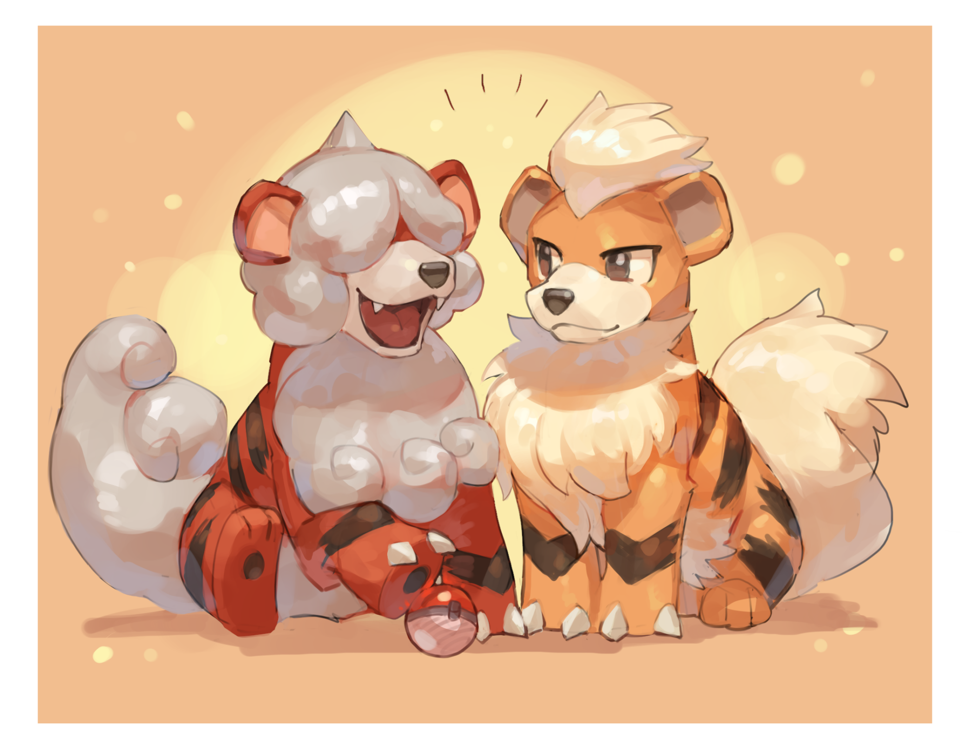 Download Growlithe (Pokémon) Video Game Pokémon Legends: Arceus HD Wallpaper