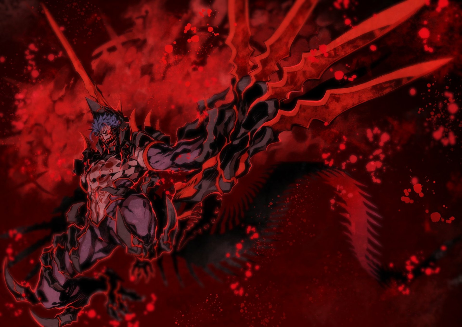 Download Cu Chulainn Alter Berserker (Fate/Grand Order) Anime Fate/Grand Order HD Wallpaper by Miwa Shirow