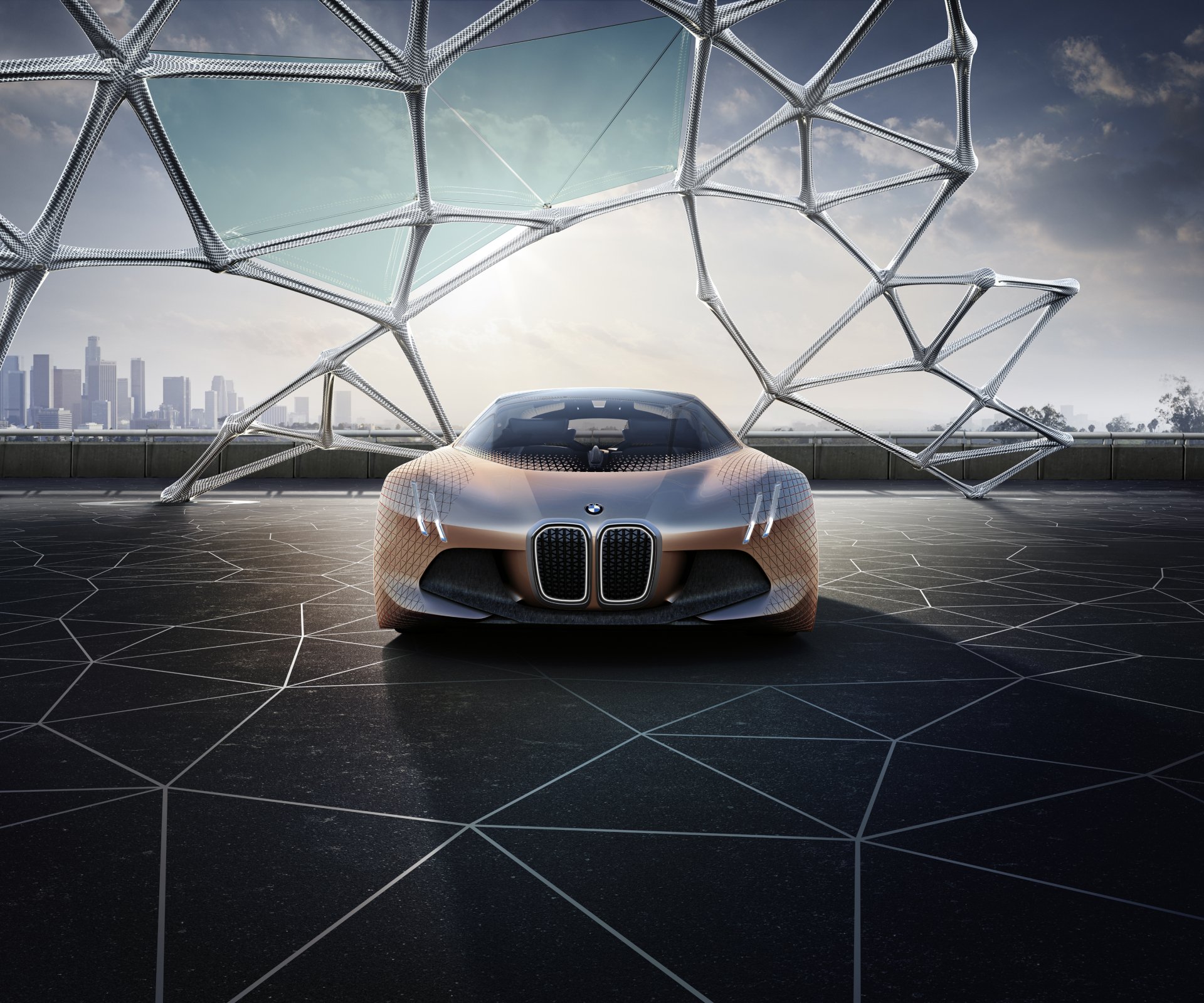 Download Concept Car Vehicle BMW Vision Next 100 HD Wallpaper