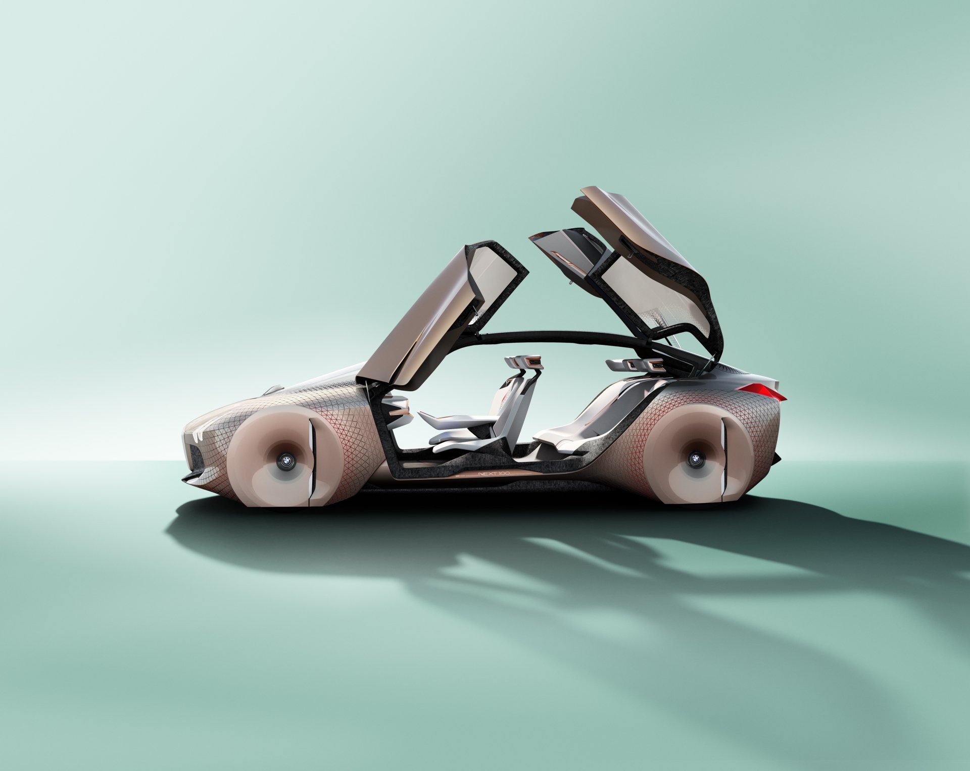 Download Concept Car Vehicle BMW Vision Next 100 HD Wallpaper