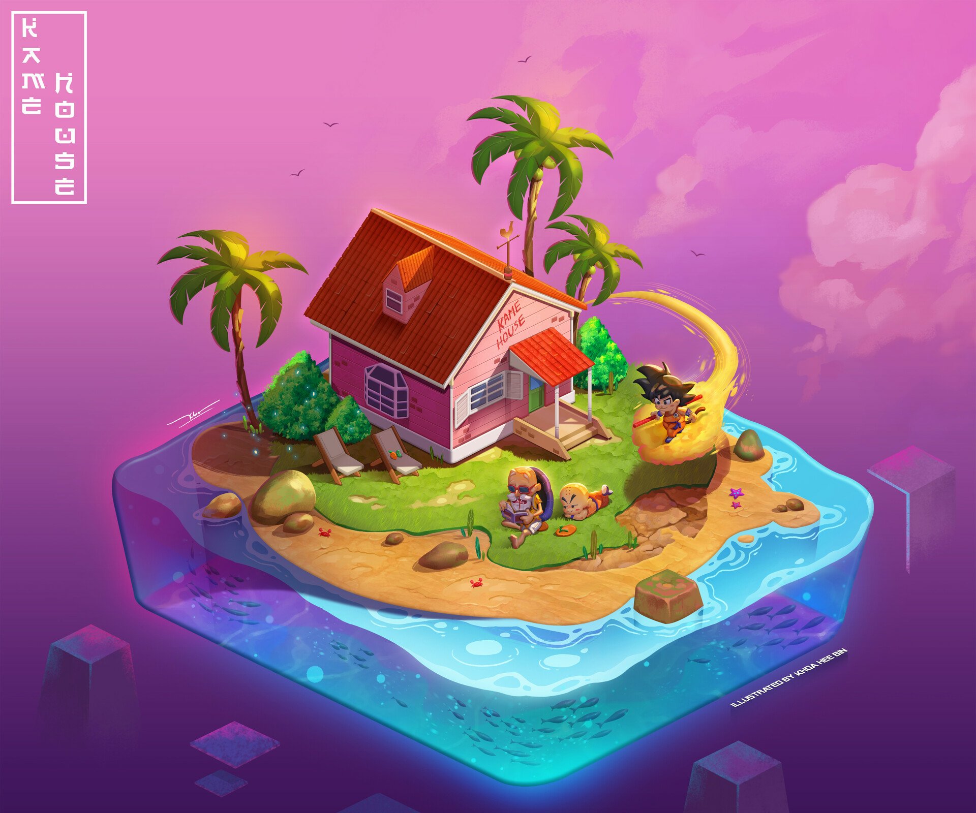 Download Kame House Goku Anime Dragon Ball HD Wallpaper by Nguyễn Khoa