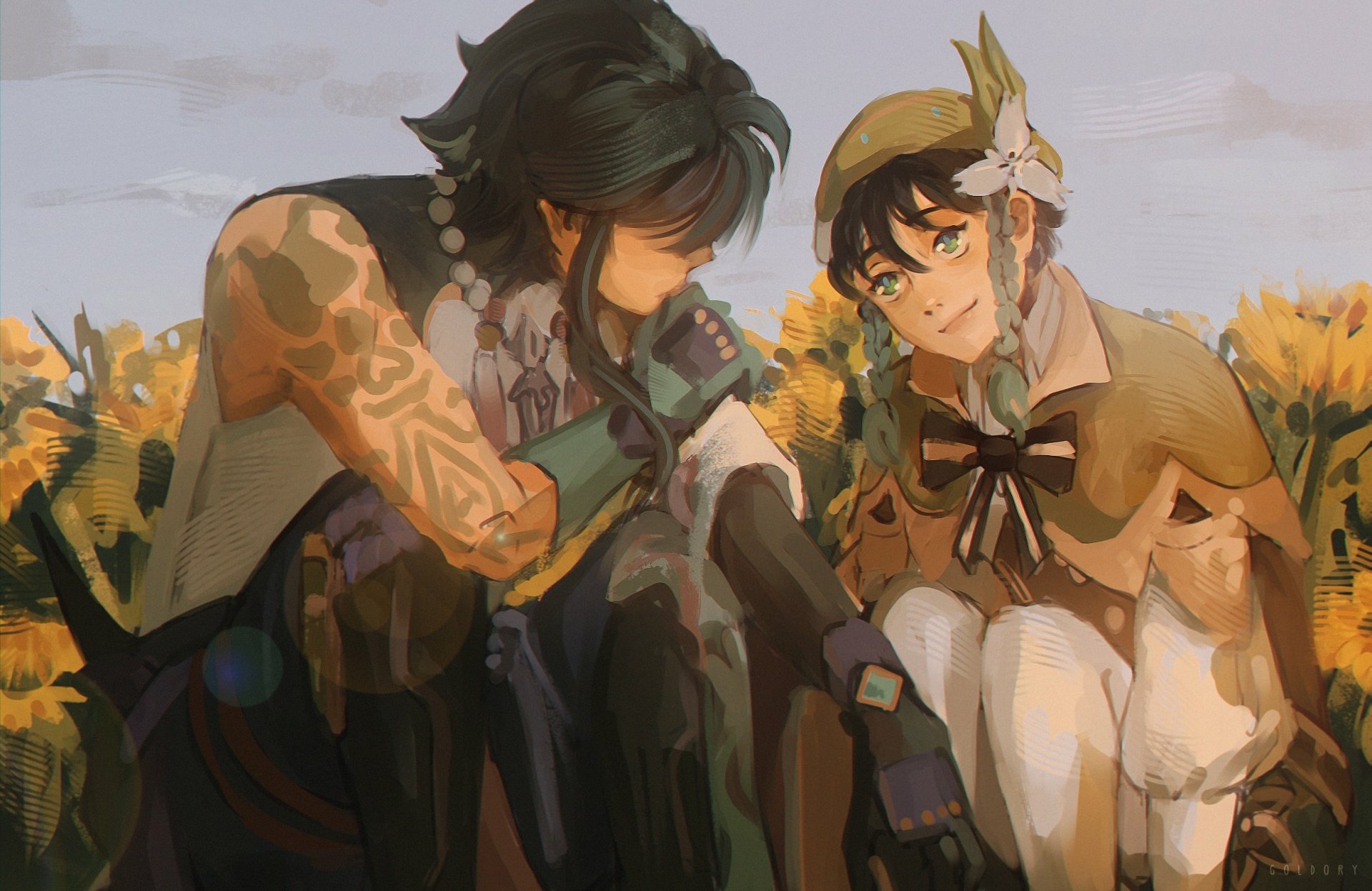 Download Xiao (Genshin Impact) Venti (Genshin Impact) Video Game Genshin Impact HD Wallpaper by goldory