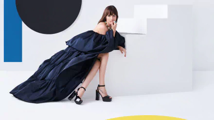 dress Celebrity Dakota Johnson HD Desktop Wallpaper | Background Image