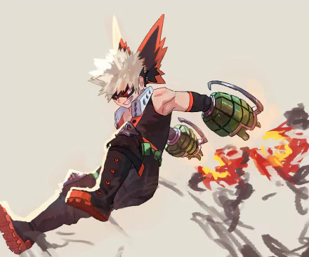 Katsuki Bakugou Anime My Hero Academia HD Desktop Wallpaper | Background Image