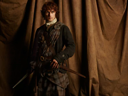 Jamie Fraser Sam Heughan TV Show Outlander HD Desktop Wallpaper | Background Image