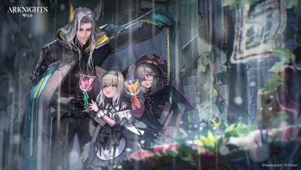 Hellagur (Arknights) Popukar (Arknights) Suzuran (Arknights) video game Arknights HD Desktop Wallpaper | Background Image