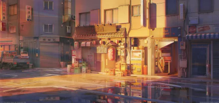 Anime shop HD Desktop Wallpaper | Background Image