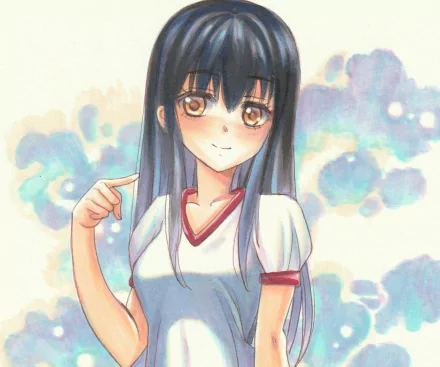 Miko Yotsuya Anime Mieruko-chan HD Desktop Wallpaper | Background Image