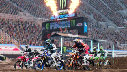 motocross video game Monster Energy Supercross - The Official Videogame 5 HD Desktop Wallpaper | Background Image