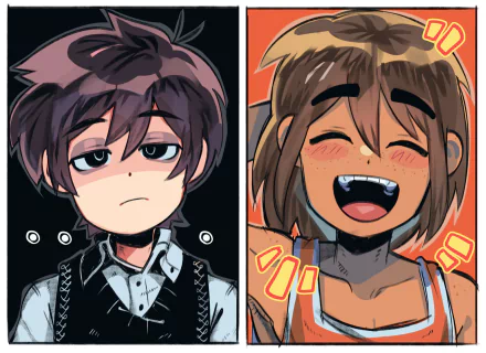 Kel (Omori) Sunny (Omori) video game OMORI HD Desktop Wallpaper | Background Image