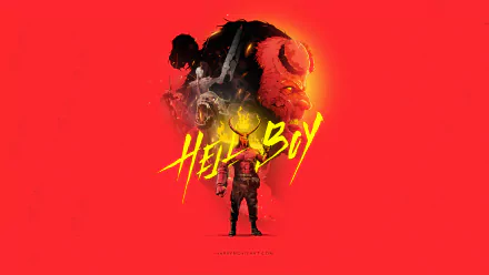 movie Hellboy (2019) HD Desktop Wallpaper | Background Image
