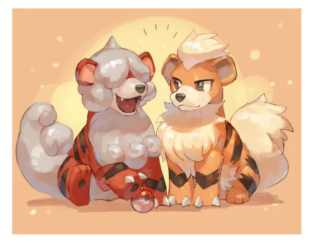 Growlithe (Pokémon) video game Pokémon Legends: Arceus HD Desktop Wallpaper | Background Image