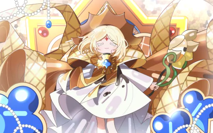 Pure Vanilla Cookie (Cookie Run) video game COOKIE RUN: KINGDOM HD Desktop Wallpaper | Background Image