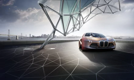 concept car vehicle BMW Vision Next 100 HD Desktop Wallpaper | Background Image