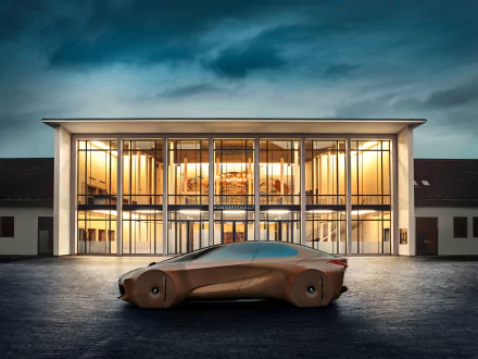 concept car vehicle BMW Vision Next 100 HD Desktop Wallpaper | Background Image